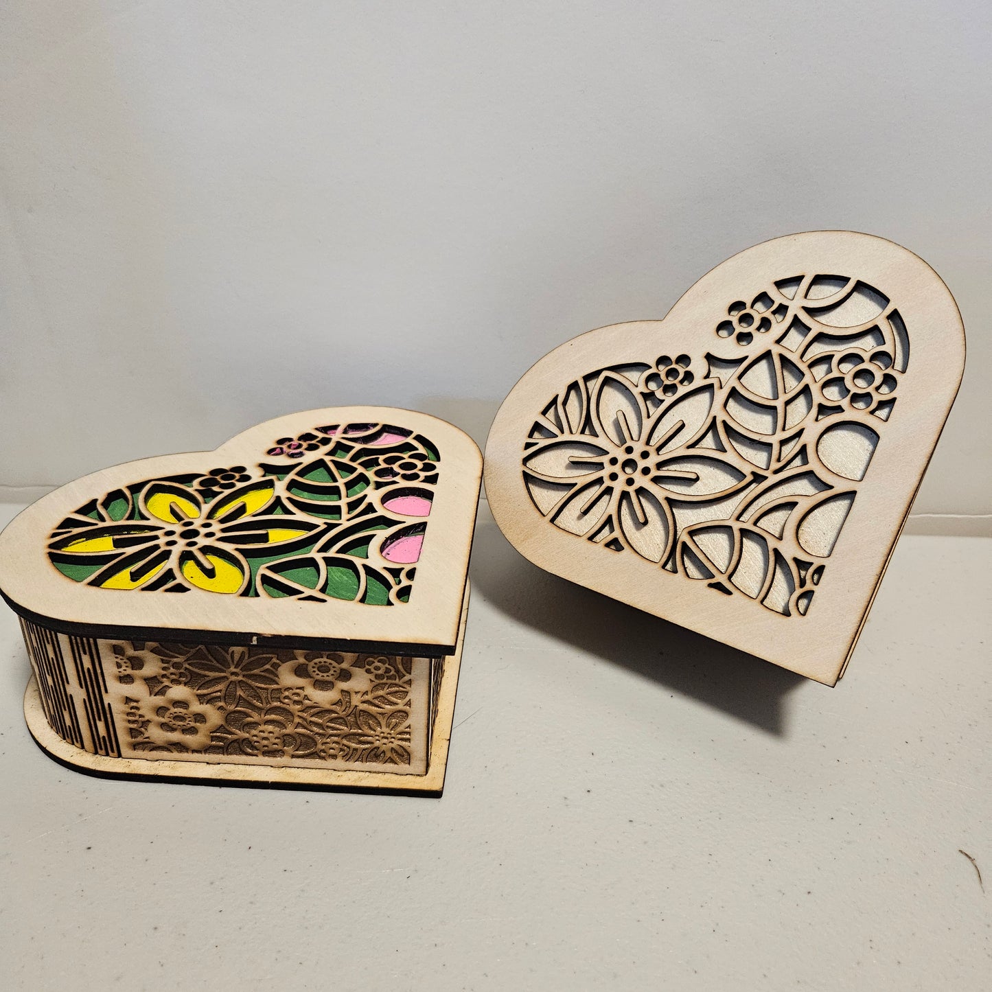 Flower Heart Box
