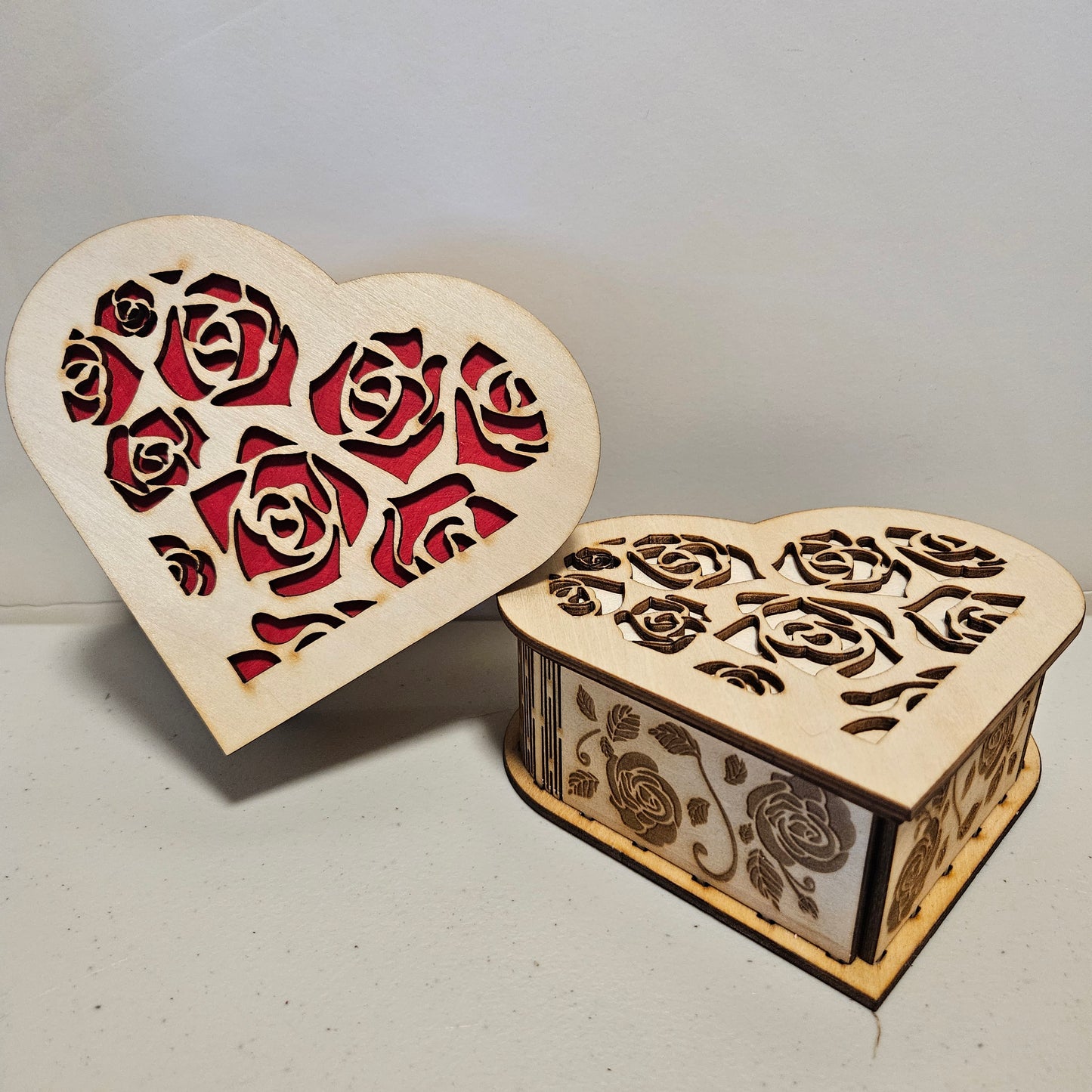 Rose Heart Box