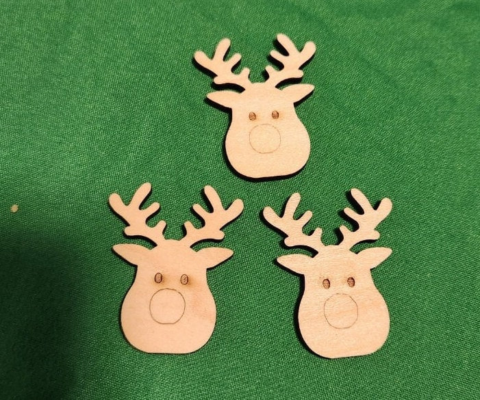 Reindeer Head Blank