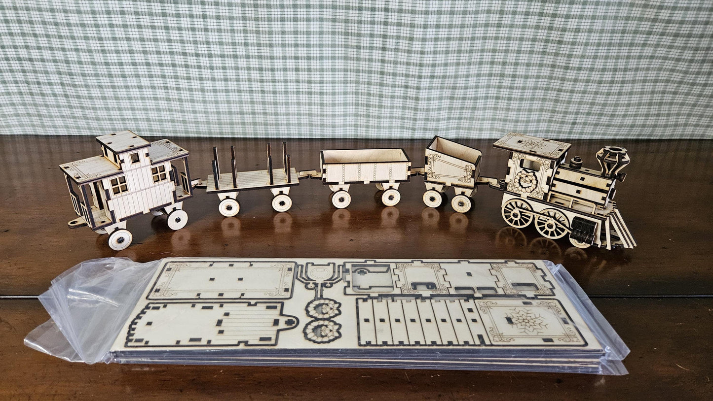 DIY Christmas Train Kit