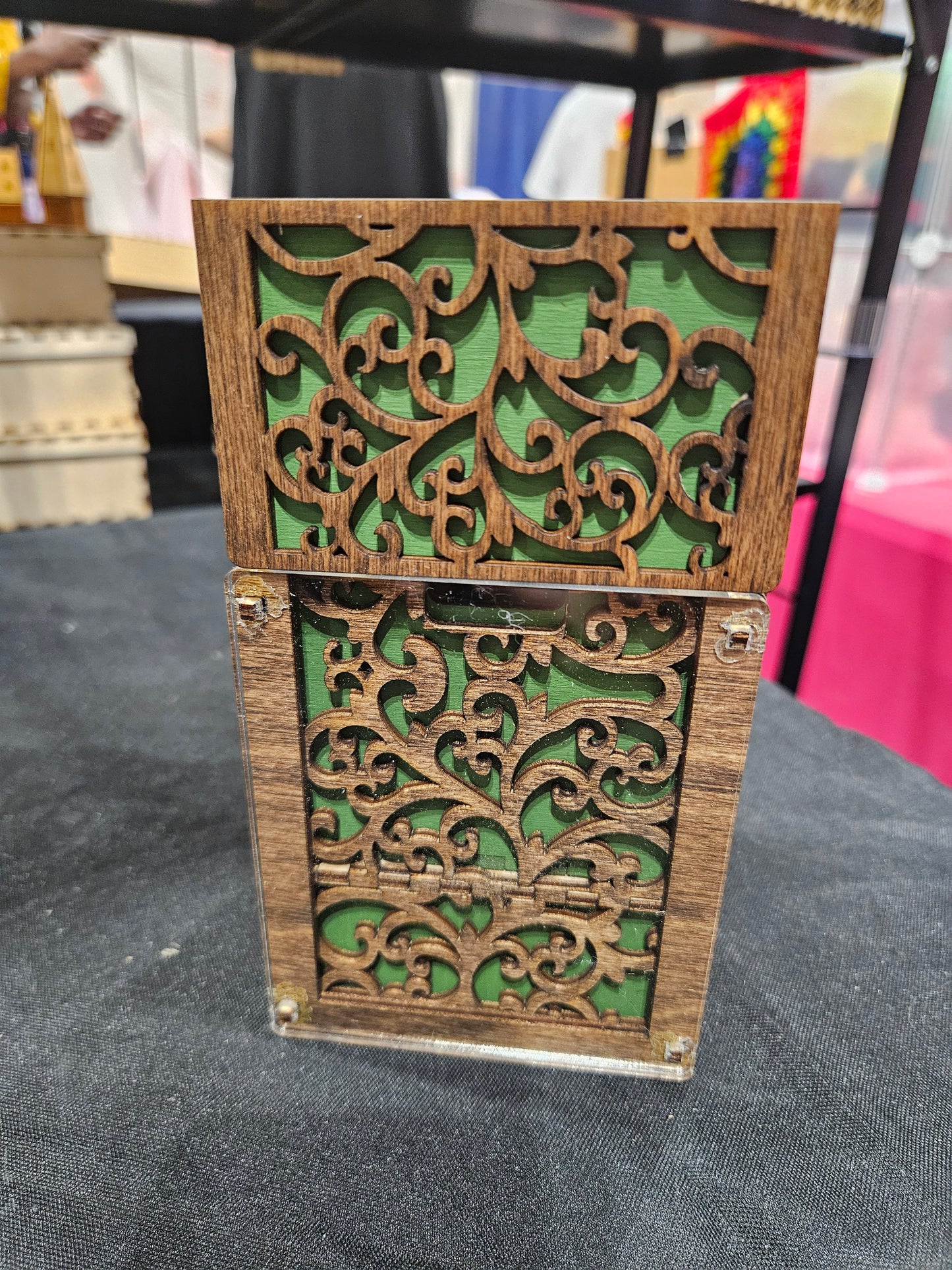 Commander Deck Box - Dark Filigree Style